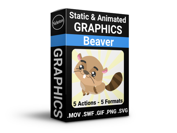 Beaver Graphic Static And Animated Edigital So, instead, you'll need to use a format such as gif, tif or, ideally, png. edigital nichetees
